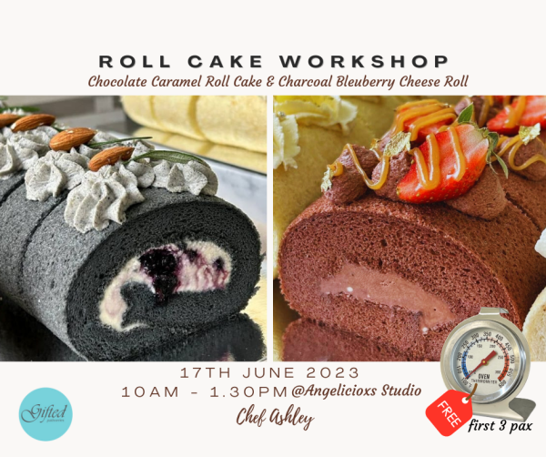 Roll Cake Workshop Baking Workshop Baking & Culinary Kuala Lumpur (KL), Malaysia, Selangor, Danau Desa Class, Lesson, Workshop | Angelicioxs Studio