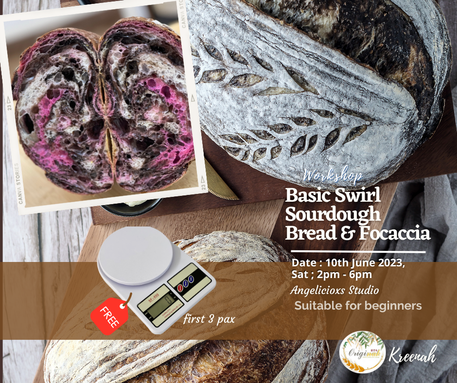 Basic Swirl Sourdough and Foccacia Workshop