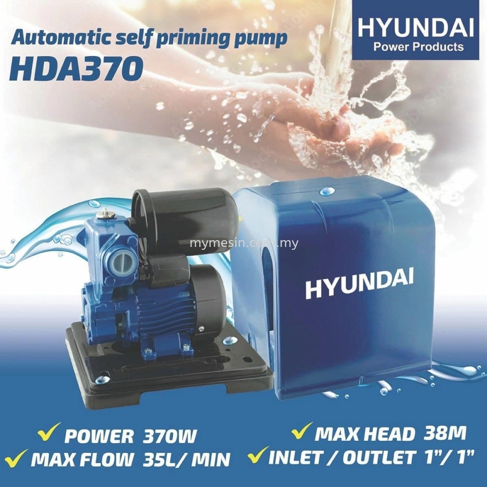 HYUNDAI HDA370 Automatic Self Priming Pump 370W