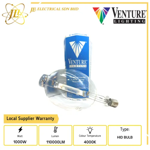 VENTURE 46109 1000W 263V 4000K E40 METAL HALIDE HID LIGHT BULB