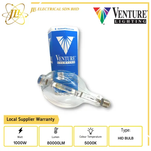 VENTURE 35914 1000W 263V 5000K E39 METAL HALIDE HID LIGHT BULB