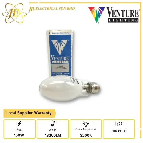 VENTURE 69876 150W 95V 3200K E27 METAL HALIDE HID LIGHT BULB