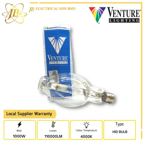 VENTURE 15332 1000W 263V 4000K E39 METAL HALIDE HID LIGHT BULB 