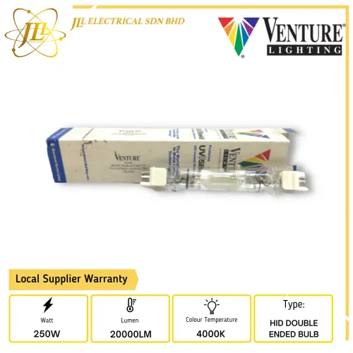 VENTURE 72748 250W 100V 4000K FC2 METAL HALIDE HID LIGHT DOUBLE ENDED BULB