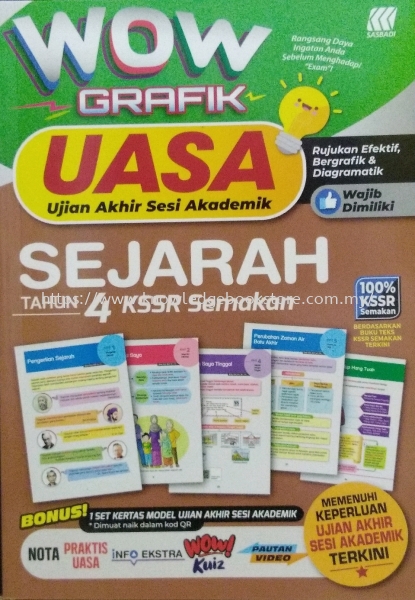 WOW GRAFIK UASA SEJARAH TAHUN 4 TAHUN 4 REFERENCE BOOK BOOK Sabah, Malaysia, Sandakan Supplier, Suppliers, Supply, Supplies | Knowledge Book Co (SDK) Sdn Bhd