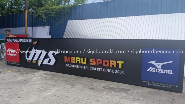 Meru Sport 3D Box Up LED Frontlit Lettering Logo Signage Signboard At Meru Klang Selangor 3D LED SIGNAGE Selangor, Malaysia, Kuala Lumpur (KL) Supply, Manufacturers, Printing | Great Sign Advertising (M) Sdn Bhd
