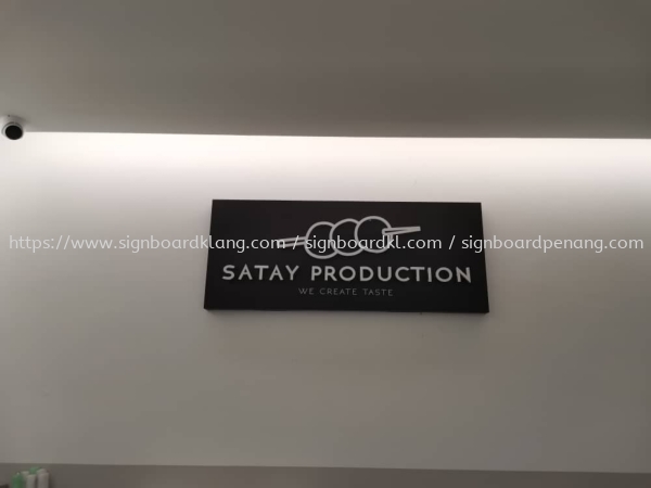 Satay Production Indoor 3D Box Up LED Frontlit Signage Signboard  3D LED SIGNAGE Selangor, Malaysia, Kuala Lumpur (KL) Supply, Manufacturers, Printing | Great Sign Advertising (M) Sdn Bhd