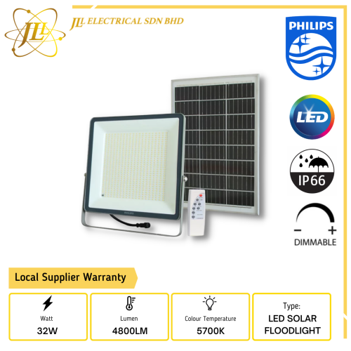 PHILIPS SMARTBRIGHT BVP080 32W LED48/757 200 G2 4800LM 5700K LED SOLAR  FLOODLIGHT C/W REMOTE CONTROL OUTDOOR LIGHTING OUTDOOR SPOTLIGHT/SPIKE LIGHT  Kuala Lumpur (KL), Selangor, Malaysia Supplier, Supply, Supplies,  Distributor | JLL Electrical