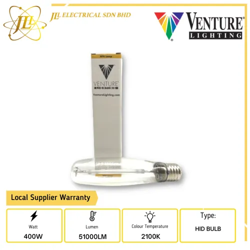 VENTURE 23022 400W 100V 2100K E39 METAL HALIDE HID LIGHT BULB