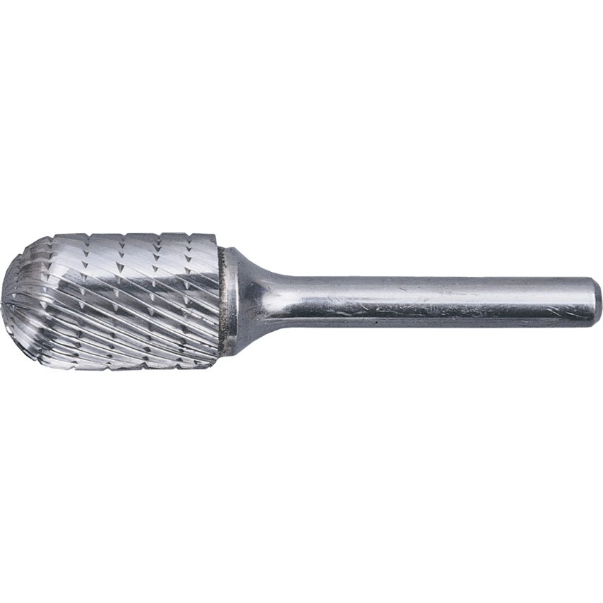 KENNEDY Carbide Burr, Uncoated, Chipbreaker, 3.0mm, Ball Nose Cylinder / Model: KEN2101080K