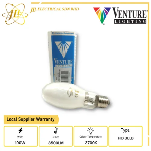 VENTURE 19031 100W 100V 3700K E27 METAL HALIDE HID LIGHT BULB