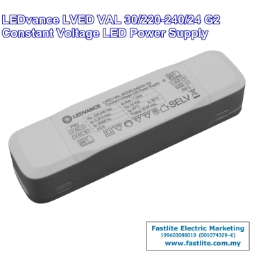LEDVANCE VAL 30/220-240/24 G2 Constant Voltage LED Power Supply