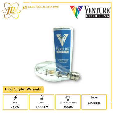 VENTURE 27252 250W 133V 5000K E39 METAL HALIDE HID LIGHT BULB