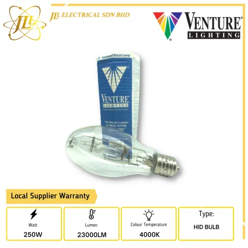 VENTURE 81203 250W 133V 4000K E40 METAL HALIDE HID LIGHT BULB