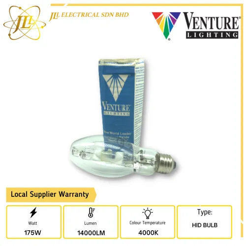 VENTURE 15556 175W 132V 4000K E26 METAL HALIDE HID LIGHT BULB