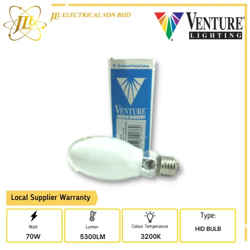 VENTURE 96720 70W 85V 3200K E27 METAL HALIDE HID LIGHT BULB