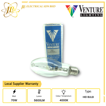 VENTURE 27373 70W 85V 4000K E27 METAL HALIDE HID LIGHT BULB