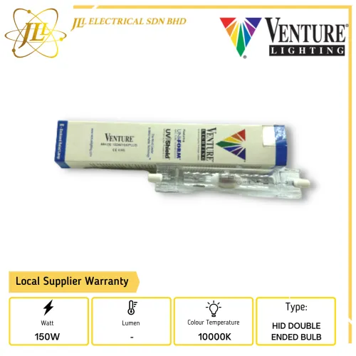 VENTURE 80244 150W 10000K Rx7s METAL HALIDE HID DOUBLE ENDED LIGHT BULB