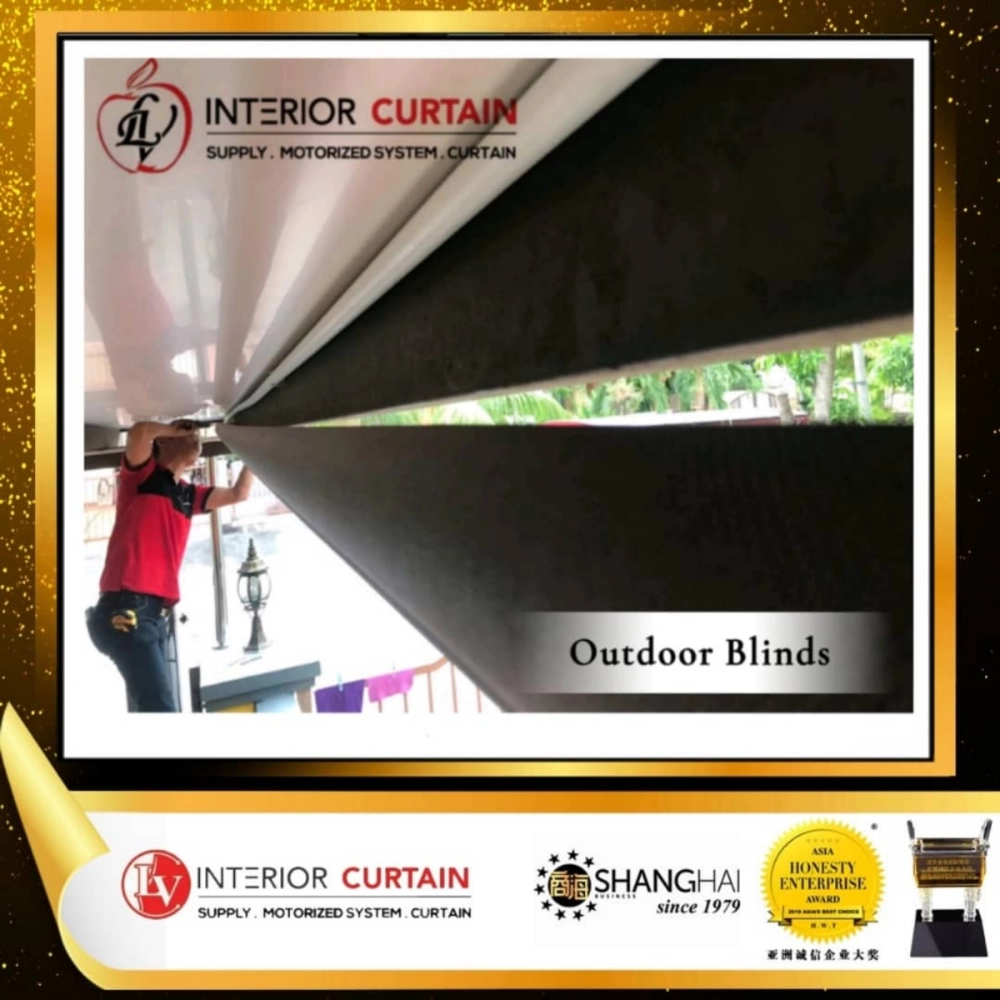 Outdoor Blinds Motorized System/Manual System