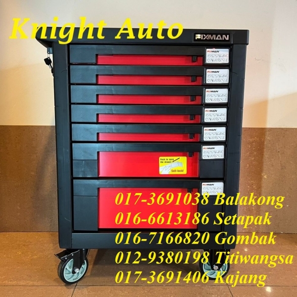 Fixman F5SRP7B Durable Tool Trolley Cabinet Movable ID34078  Fixman Cabinet Tool Cart Tool Storage & Tool Boxes Selangor, Malaysia, Kuala Lumpur (KL), Seri Kembangan, Setapak, Kajang Supplier, Suppliers, Supply, Supplies | Knight Auto Sdn Bhd