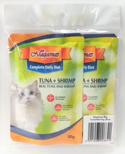 Nagamas Complete Daily Diet Tuna+Shrimp 2pcs