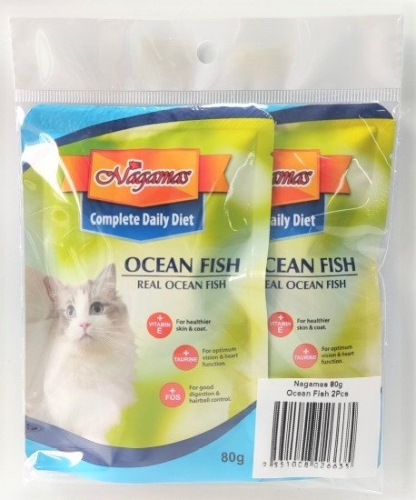 Nagamas Complete Daily Diet Ocean Fish 2pcs