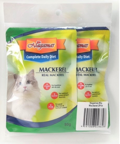 Nagamas Complete Daily Diet Mackerel 2pcs