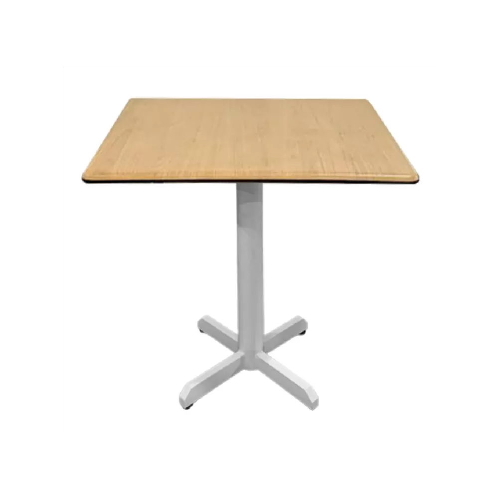 Moira Square Table (White Cross Leg) 70cm X 70cm
