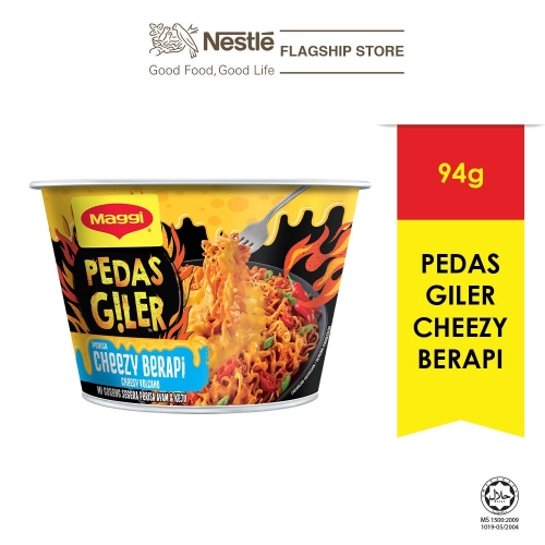 Maggi Pedas Giler Perisa Cheezy Berapi 94g