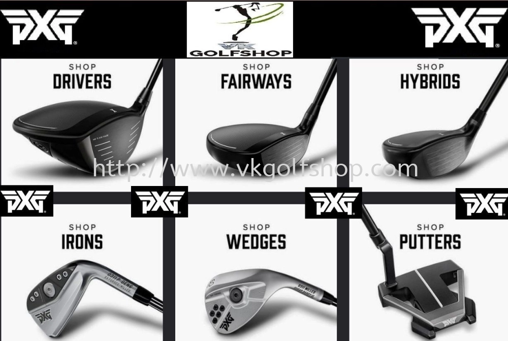 PXG GOLF FULL DIVERSIFIED RANGE ARE AVAILABLE AT VK GOLF ONLINE ECOMMERCE  STORE NOW!