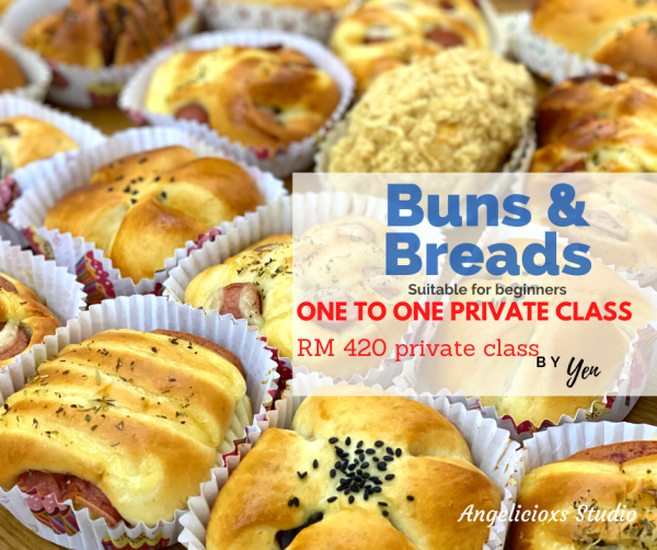 Private Workshop Bread and Buns Weekly Private Workshop Kuala Lumpur (KL), Malaysia, Selangor, Danau Desa Class, Lesson, Workshop | Angelicioxs Studio