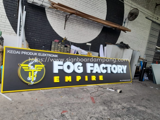 Fog Factory Empire - Outdoor 3D LED Frontlit Sigange - ijok 
