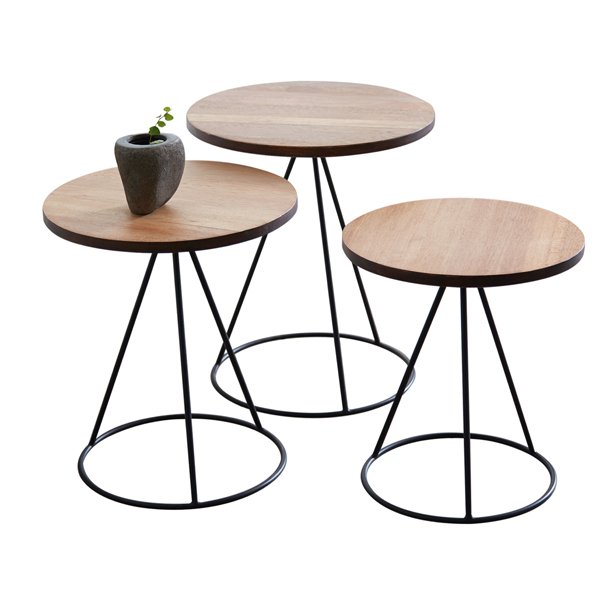 SEOUL Nesting Table (Round Leg)