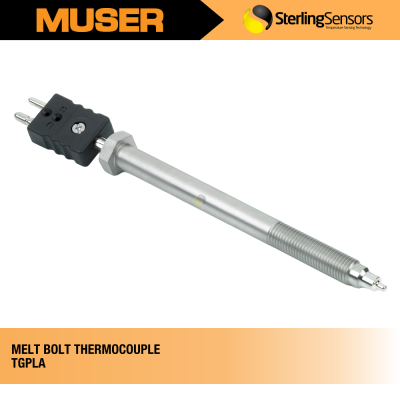 TGPLA Threaded Melt Bolt Thermocouple | Sterling Sensors by Muser