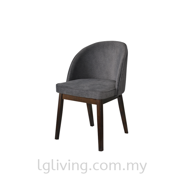 JENNA C Pleated Back Dark Grey Dining Chair DINING CHAIR DINING ROOM Penang, Malaysia Supplier, Suppliers, Supply, Supplies | LG FURNISHING SDN. BHD.
