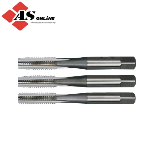 SHERWOOD Tap Set, M12.0 x 1.25, Metric Fine, High Speed Steel, Bright, Set of 3 / Model: SHR0850470D