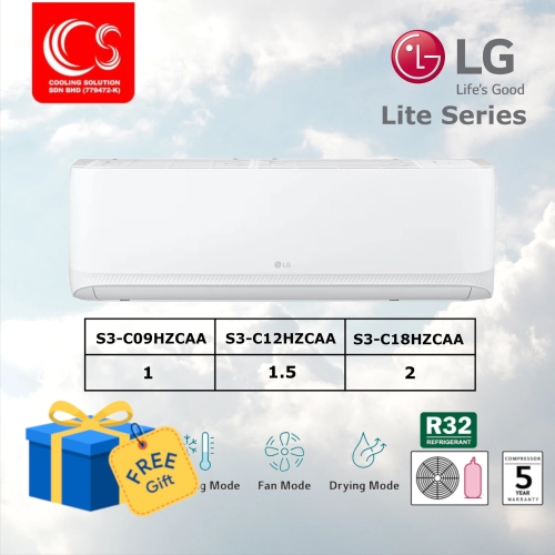 LG Lite Series S3-C09HZCAA / S3-C12HZCAA / S3-C18HZCAA