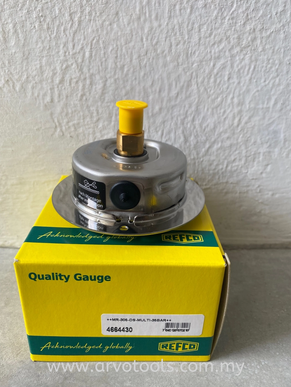 REFCO MR-305-DS-MULTI-35BAR (HIGH SIDE PRESSURE GAUGE ) FOR R22/134A ...