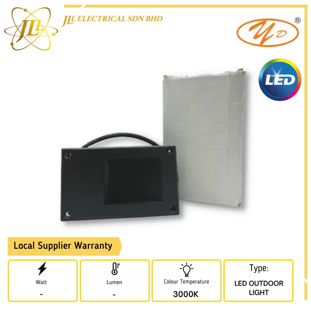 YD 4446+B+SB 3000K LED OUTDOOR WALL LIGHT