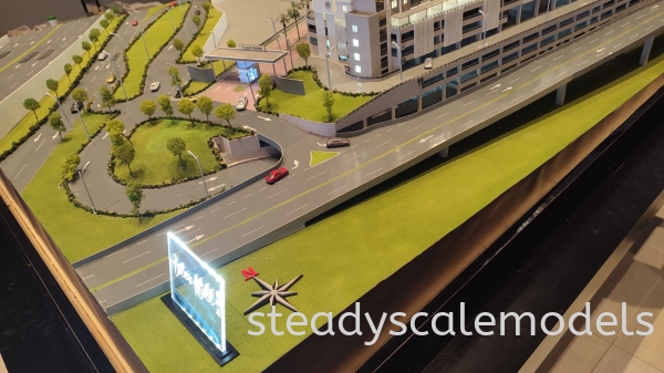 100 scale URC Kuala Lumpur (KL), Malaysia, Selangor, Kepong Architectural, Building, Model | Steady Scale Models