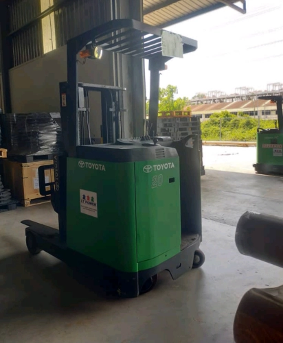 Battery Electric Reach Truck Rental at Melaka,Muar,Batu Pahat (Short Term and Long Term Rental Forklift) - Forklift Rental Supplier Malaysia