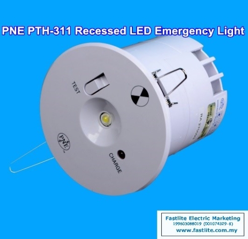 PNE PTH-311 Recessed LED Emergency Light Kuala Lumpur (KL), Malaysia ...
