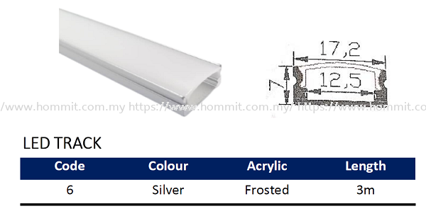 1 LED Track Selangor, Malaysia, Kuala Lumpur (KL), Klang Supplier, Suppliers, Supply, Supplies | HOMMIT HARDWARE TRADING SDN. BHD.