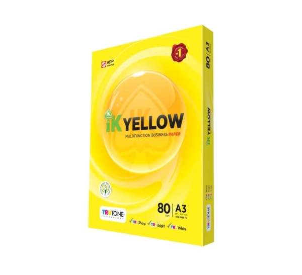 Ik Yellow A3 80GSM 500's Paper Product Stationery & Craft Johor Bahru (JB), Malaysia Supplier, Suppliers, Supply, Supplies | Edustream Sdn Bhd