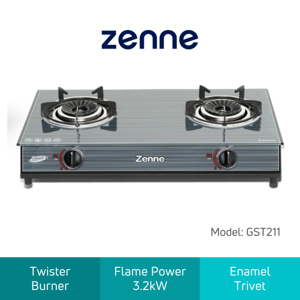 GST211 Double Burner Table Top Gas Cooker Malaysia, Selangor, Kuala Lumpur (KL), Seri Kembangan Distributor, Supplier, Supply, Supplies | Zenne Infinity Sdn Bhd