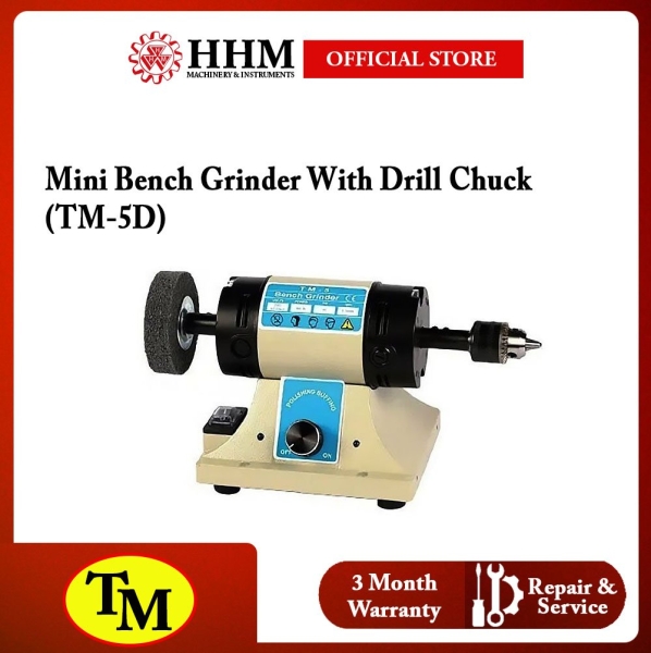 TM-5D Mini Bench Grinder with Drill Chuck TM DIY Grinder Hobby Craft Necessity Power Tools Kuala Lumpur (KL), Malaysia, Selangor, PJ Supplier, Suppliers, Supply, Supplies | HHM Machinery & Instruments Sdn Bhd