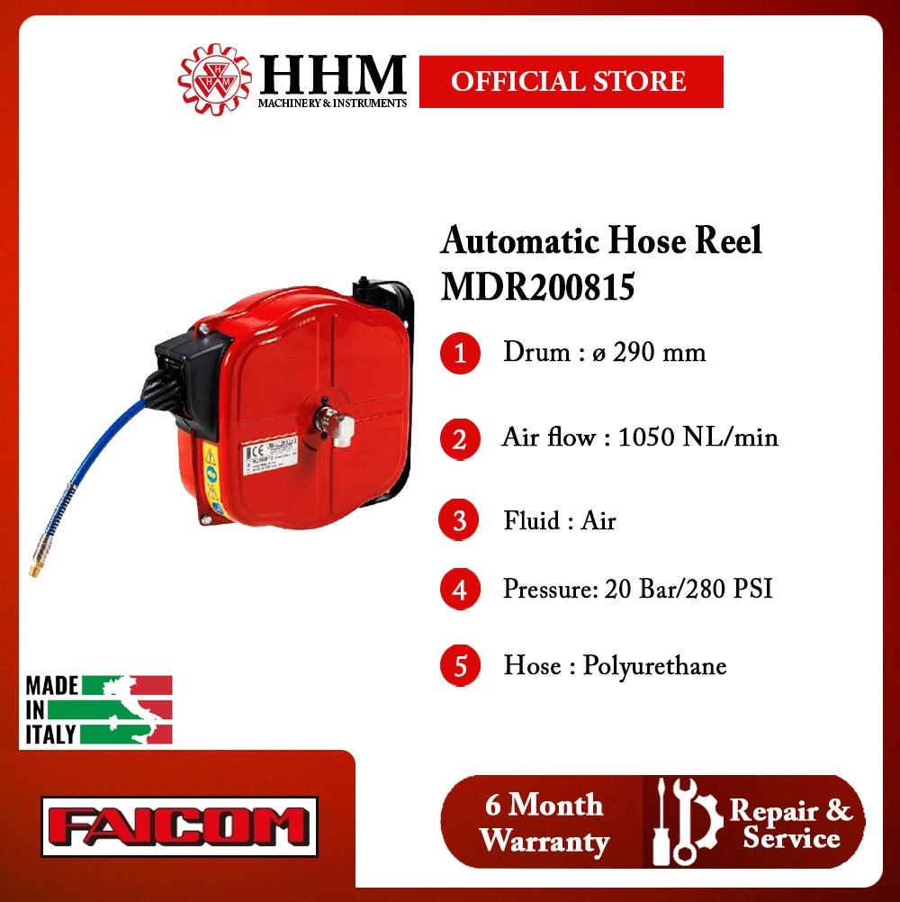 FAICOM Automatic Hose Reel MDR200815 Air Hose Reel Air Tools Kuala