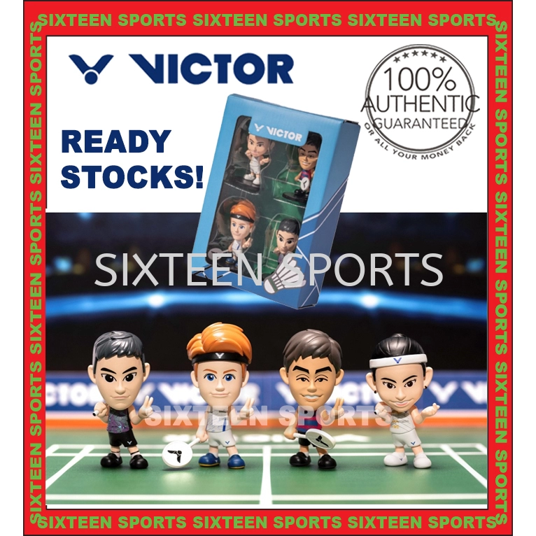 Victor Figures Players Set (4 in 1) (Tai Tzu Ying, Lee Zii Jia, Hendra Setiawan & Anders Antonsen)