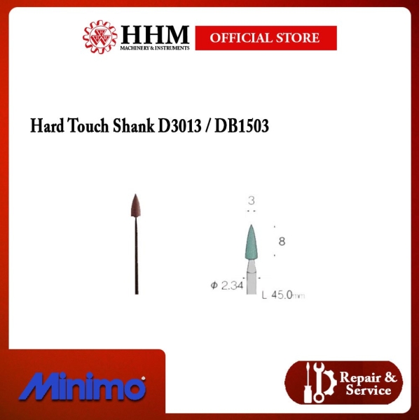 MINIMO Hard Touch Shank D3013 / DB1503 Accessories (polishing/ grinding machine) Other Tools Kuala Lumpur (KL), Malaysia, Selangor, PJ Supplier, Suppliers, Supply, Supplies | HHM Machinery & Instruments Sdn Bhd