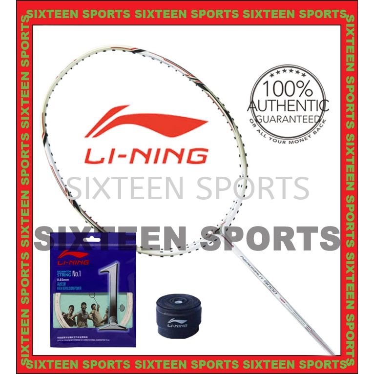 Lining Aeronaut 9000 Badminton Racket (C/W) Lining No.String & Overgrip)